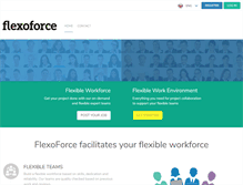 Tablet Screenshot of flexoforce.com